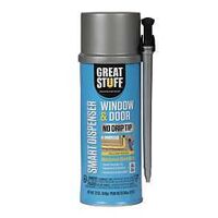 GREAT STUFF 99112849 Smart Dispenser Pond & Stone, 12 Oz Can – Black, Air Seal Foam For Outdoor Projects