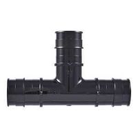 EXP TEE POLY PEX-A BLK 1X1X1IN