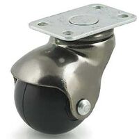 DH Casters CH15P2AB Metal Hooded Ball Caster