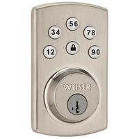 DEADBLT KEYPAD SATIN NICKEL 15