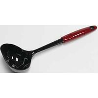 LADLE SOUP 8OZ 12IN BLK & RED