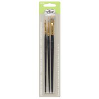 BRUSH FLAT PREM GRAY SET OF 3 