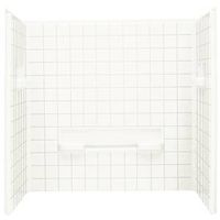 Sterling Advantage 6204 3-Piece Seated Shower Wall Set