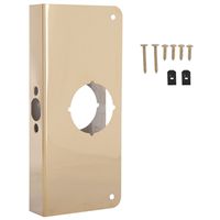 DOOR REINFORCER 4X9IN BRASS DOOR REINFORCER 4X9IN BRASS