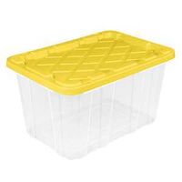 IND STORAGE BOX YEL 27GA/102L 