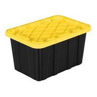 TINY TOTE BLACK BASE & YEL LID