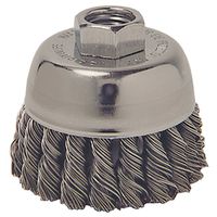 Weiler 36038 Extra Coarse Grade Knot Wire Cup Brush