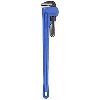 Vulcan JL40136 Pipe Wrench, 130 mm Jaw, 36 in L, Serrated Jaw, Die-Cast Carbon Steel, Powder-Coated, Heavy-Duty Handle