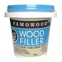 FAMOWOOD 42042144 Wood Filler, White, 144 g