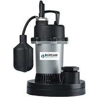 Burcam 300500 Submersible Sump Pump With Mechanical Float Switch