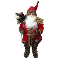 SANTA W/WELCOME SIGN 36IN     