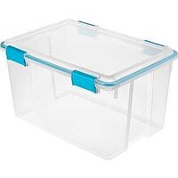 Sterilite 1934 Gasket Box With Blue Aquarium Latches and Gasket
