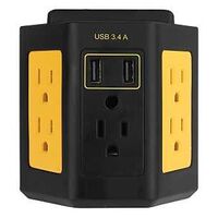 TAP 5-OUTLET/2-USB 3.4A       