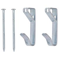 PICTURE HANGER W/NAIL 100LB ZP