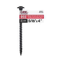 STRUCTURAL SCREW BLK 5/16X4IN - Case of 50