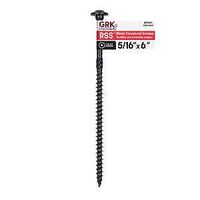 STRUCTURAL SCREW BLK 5/16X6IN 