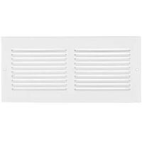 GRILLE SIDEWALL WHITE 8X14IN  
