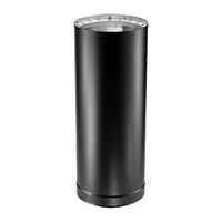 PIPE DOUBLE WALL BLACK 6X24IN 