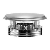 CHIMNEY CAP STAINLESS STL 6IN 