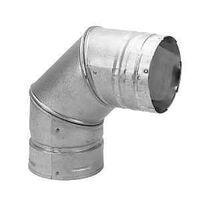PELLET ELBOW 90DEG STEEL 4IN  