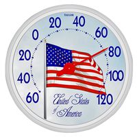 Taylor 6729 Weather Resistant Shatterproof Dial Thermometer