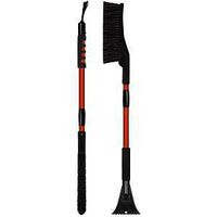 SNOW BROOM W/SCRAPER 34 - 44IN