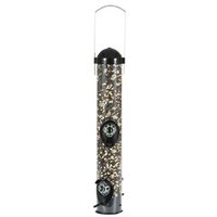 Perky Pet 386 Caged Port Tube Squirrel Shield Feeder