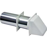 Lambro 209W Dryer Vent Hood with Standarad Tail Piece