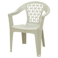 CHAIR STACK POLYP WHITE 250LB 