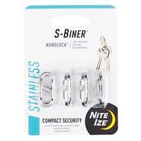 MINIATURE CARABINER SS SILVER 