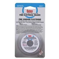 Oatey 48317 Rosin Core Wire Solder, 226 g Carded, Solid, Silver Gray, 182.22 to 237.78 deg C Melting Point
