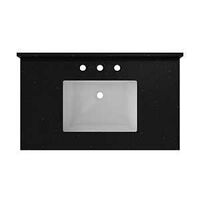 VANITY TOP BLACK GALAXY 37X22 