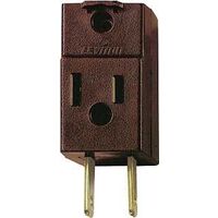 Leviton 000-00531-000 Non-Grounding Outlet Cube Adapter