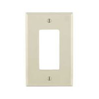 WALLPLATE DECO 2G NYLON LT ALM
