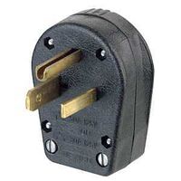ANGLE PLUG BLACK 30/50A 125V  