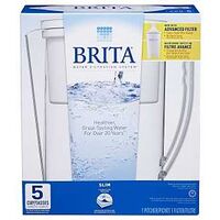 Brita 635669 Slim Water Filter Pitcher