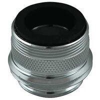 Plumb Pak PP800-32 Hose Adapter, 15/16-27 x 55/64-27 x 3/4 or 55/64 in, Hose, Chrome Plated