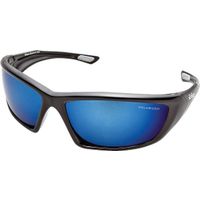 Edge Robson TXRAP418 Polarized Safety Glasses, Aqua Precision Blue Mirror Scratch Resistant Lens
