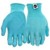 Miracle-Gro MG37164-W-ML Breathable, Lightweight Grip Gloves, Women's, M/L, Elastic Knit Cuff, Polyurethane Coating