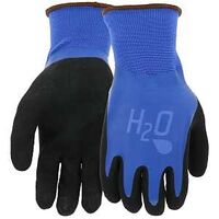 Mud SM7186B/L Gardening Gloves, L, Latex Coating, Cobalt Blue