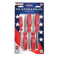 SCREWDRIVER SET SLOTTED&PHLPS 