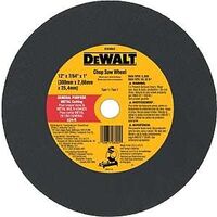 Dewalt DW8004 Type 1 Double Reinforced Chop Saw Wheel