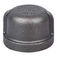 World Wide Sourcing 18-1B Black Pipe Malleable Cap