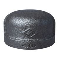 World Wide Sourcing B300 32 Black Pipe Malleable Cap