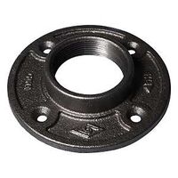 World Wide Sourcing B321 50 Black Pipe Fitting Mall Floor Flange