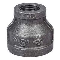 World Wide Sourcing 24-1X1/2B Black Pipe Red Coupling