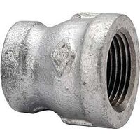 ProSource 24-11/2X1G Reducing Pipe Coupling, 1-1/2 x 1 in, Threaded, Malleable Steel, SCH 40 Schedule
