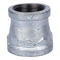 ProSource 24-11/2X11/4G Reducing Pipe Coupling, 1-1/2 x 1-1/4 in, Threaded, Malleable Steel, SCH 40 Schedule