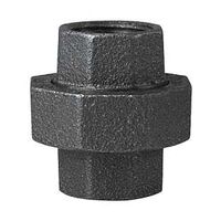 Worldwide Sourcing 34B-3/4B Black Pipe Ground Joint Union