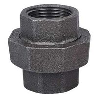 Worldwide Sourcing 34B-1B Black Pipe Ground Joint Union